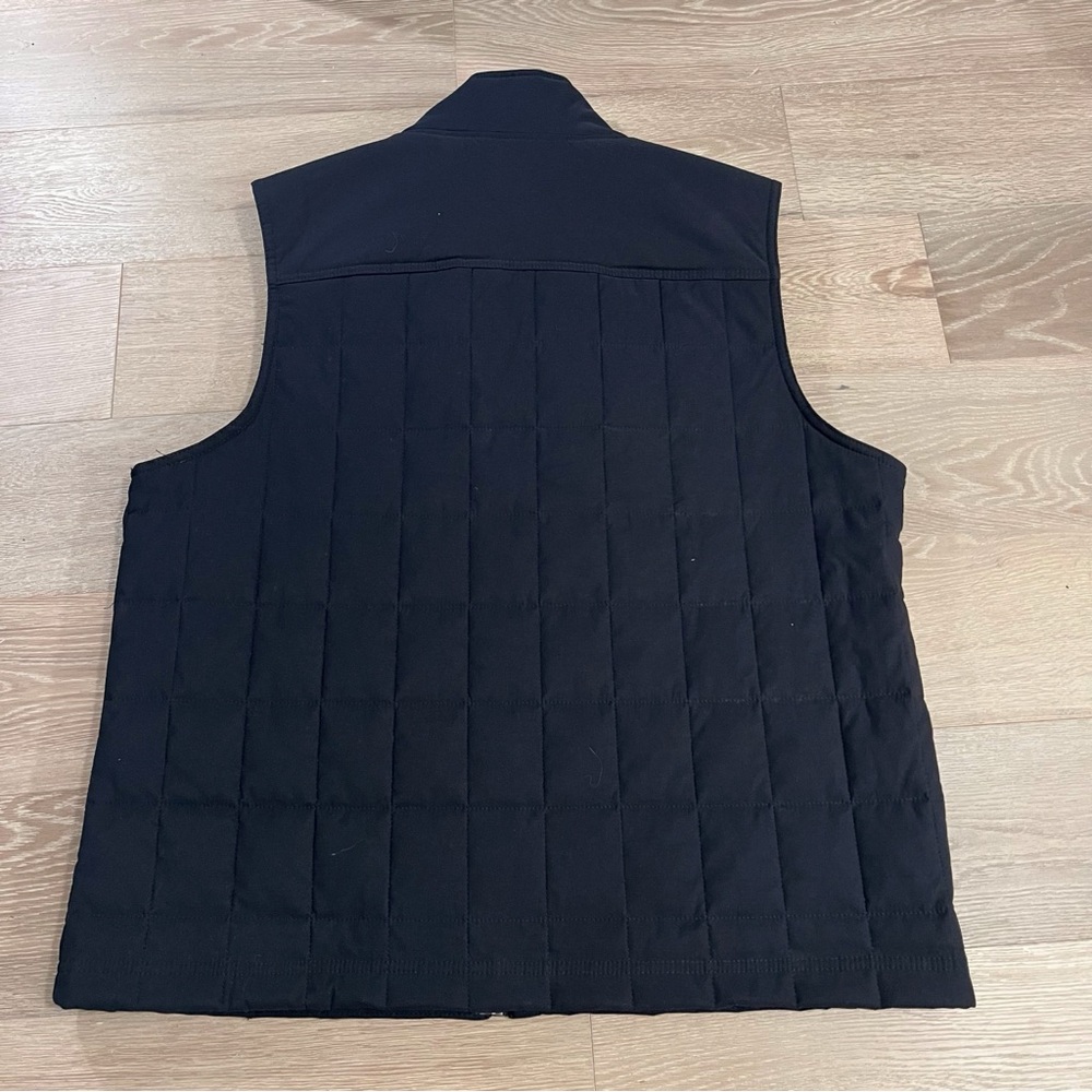 Orvis Men’s Quilted Full Zip Up Front Vest Black Size L - Picture 6 of 9